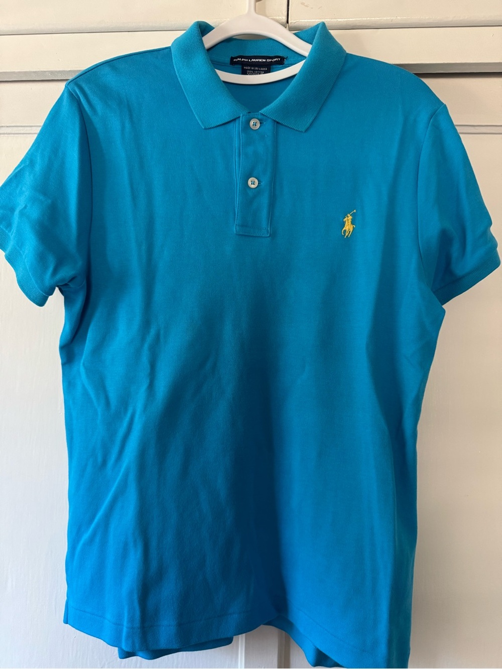 Ralph Lauren Sport Classic Fit Polo Cotton Shirt in Blue Sz S